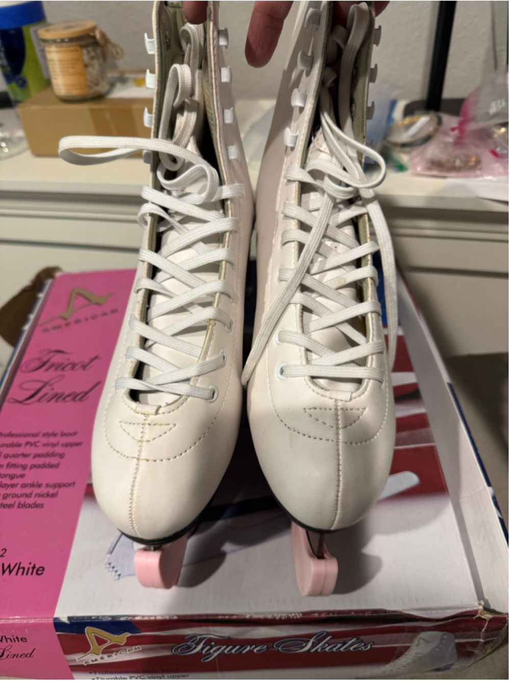Women's American Athletic Shoe Figure Skates Size 7 White